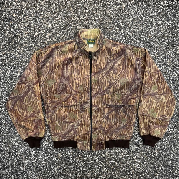 80s 카벨라스 리얼트리 봄버 자켓 made in USA (L)  