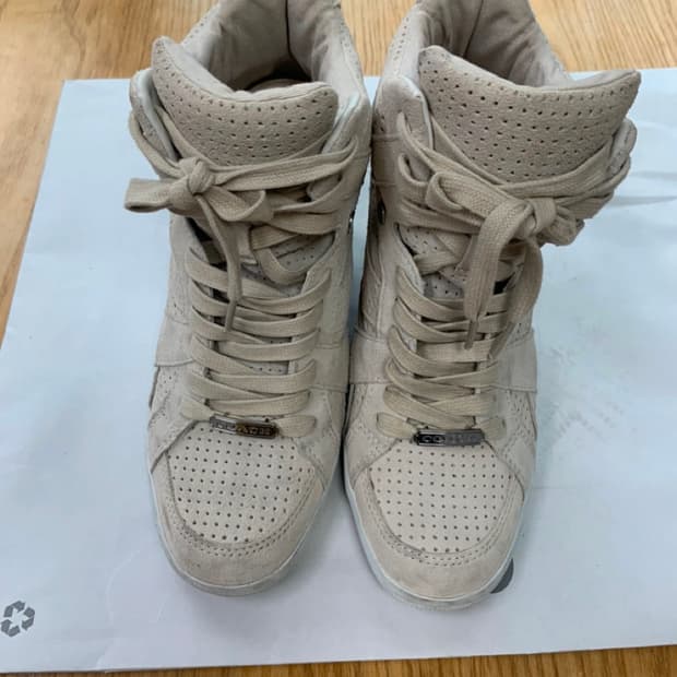 코치 웨지 스니커즈 250