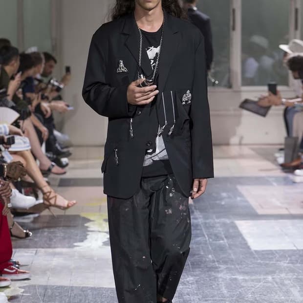YOHJI YAMAMOTO POUR HOMME 18SS 붓다자켓