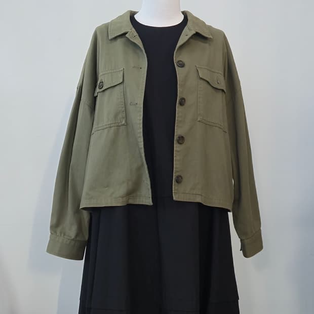 colza 카키 아우터 L