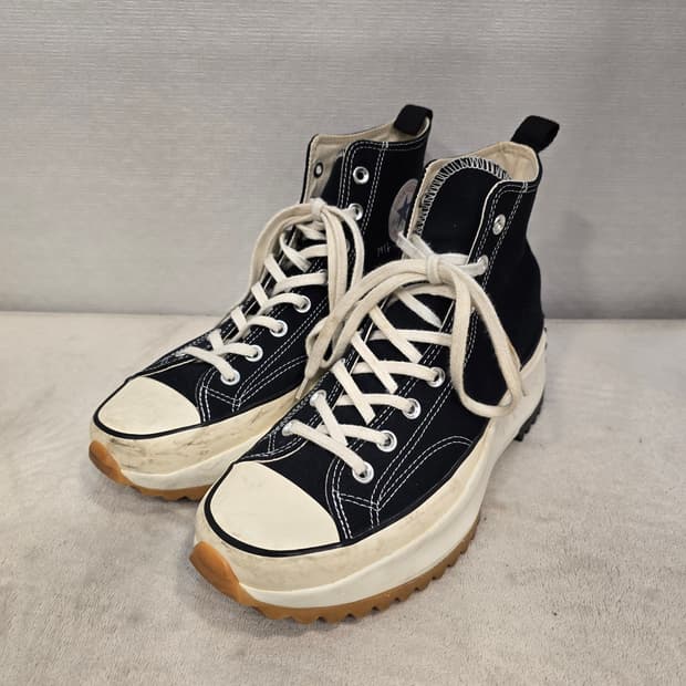 컨버스 런스타 하이크 JW 앤더슨 블랙 285