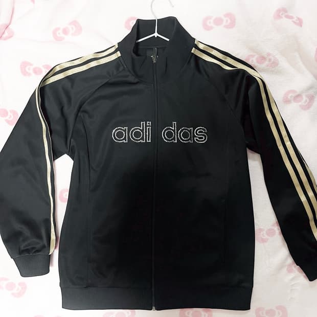 빈티지 아디다스 큐빅 져지 집업