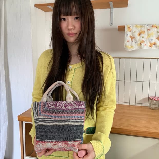 kantha bag (one and only!)