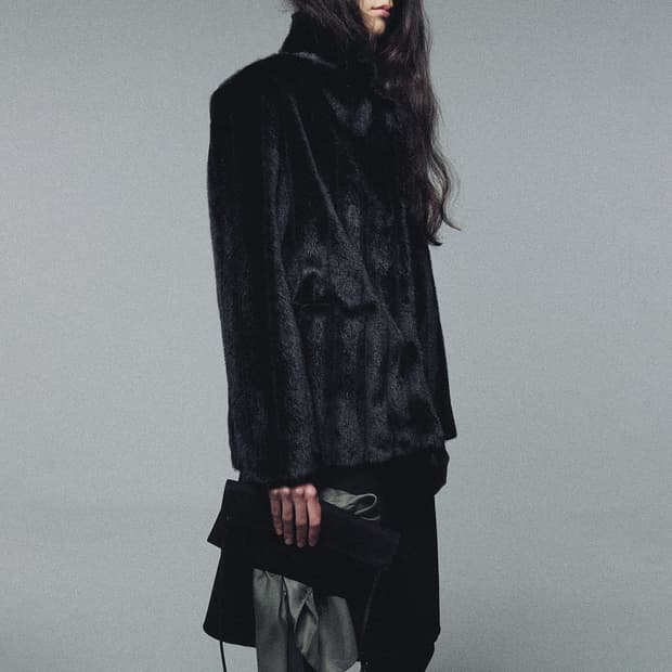 낫띵리튼 퍼 자켓 블랙 새상품 nothingwritten