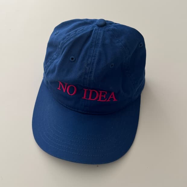 Idea 모자 볼캡 파란색