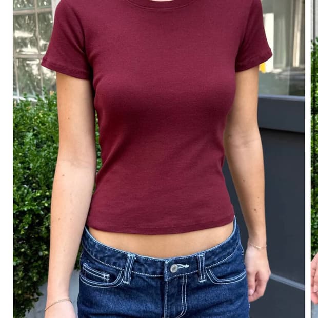 Brandy loreen top burgundy