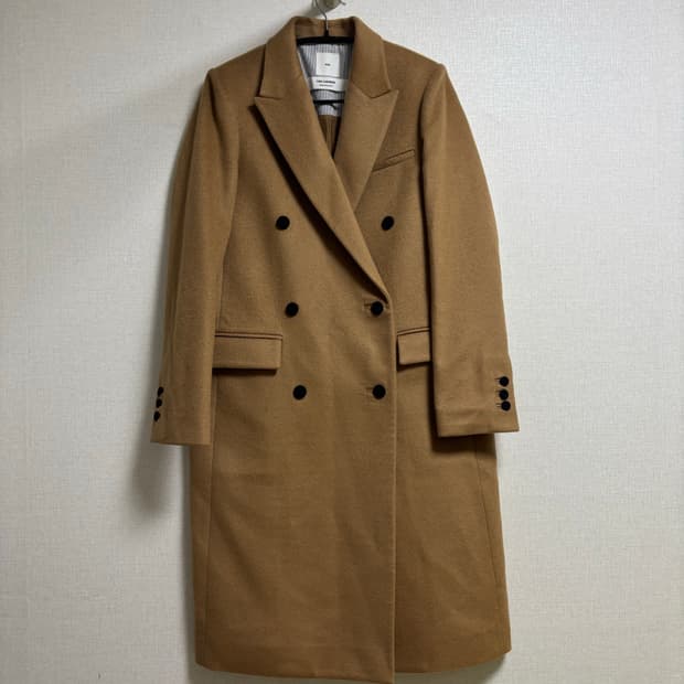 KUHO 구호 PURE CASHMERE 100% 더블 롱 코트