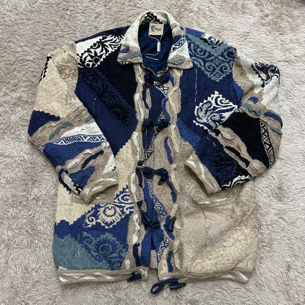 쿠지 coogi 80s 3D 케이블 토글 코트