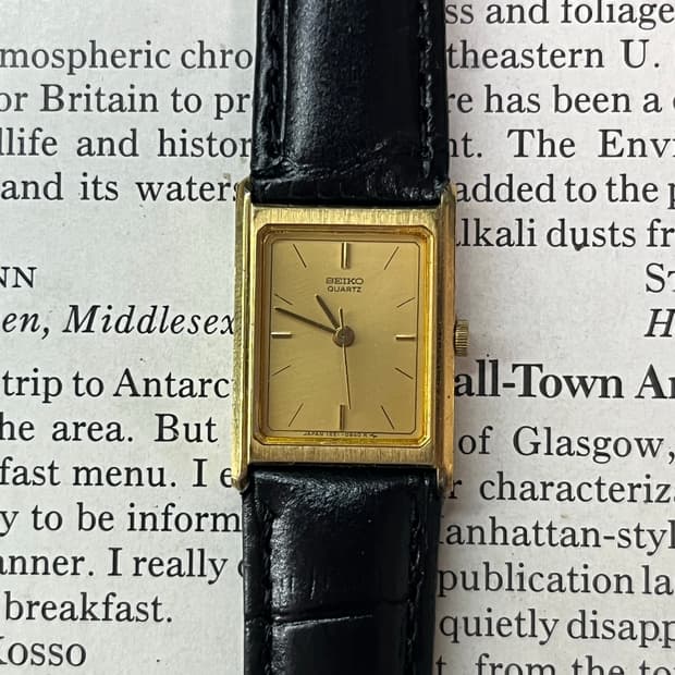 SEIKO 탱크 레이디스 쿼츠 