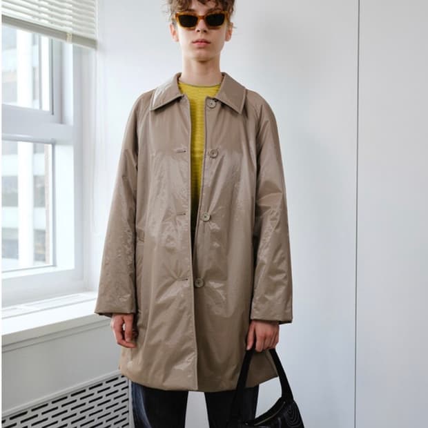 ENZO BLUES 엔조블루스 글로시 소프트 패딩