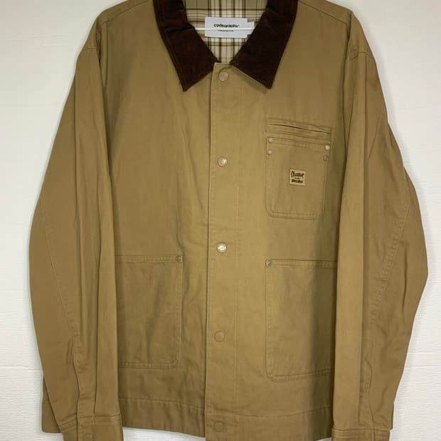 codegraphy 코듀로이  디트로이트 스타일 카라 자켓