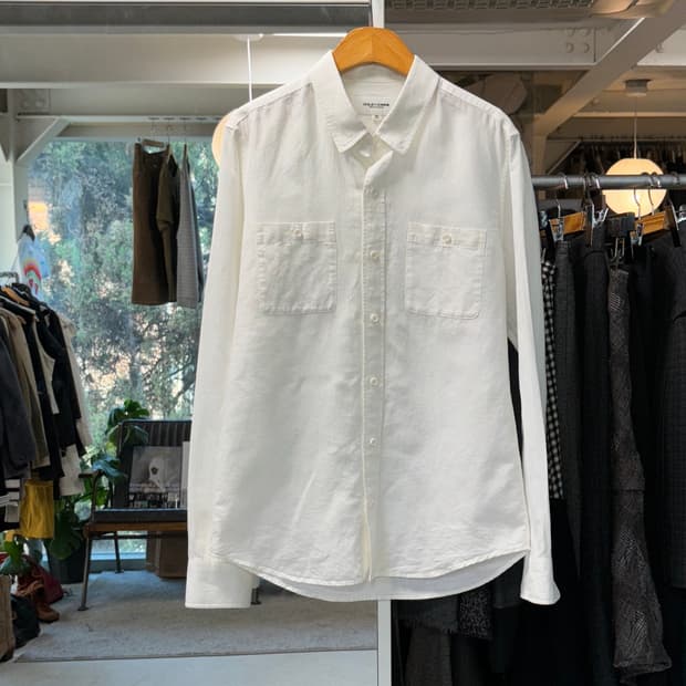 솔리드 옴므 린넨 셔츠