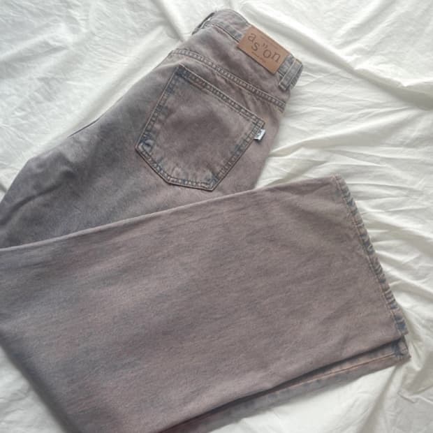 애즈온 데님 와이드팬츠 판매 M