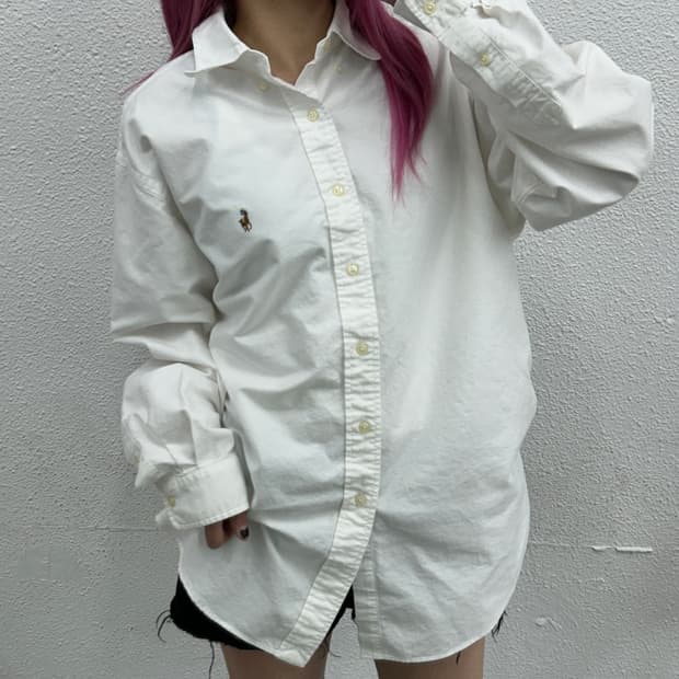 폴로 랄프로렌 옥스포드 화이트 셔츠 16