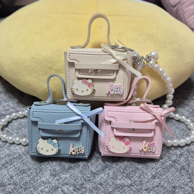 헬로키티 가방 키링 에어팟케이스 세트