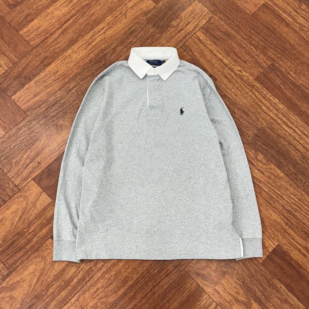 S 폴로 랄프로렌 그레이 카라 티셔츠 