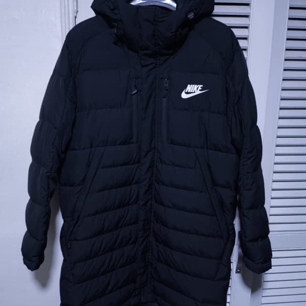 XL 나이키 다운 필 파카 롱후드 경량패딩