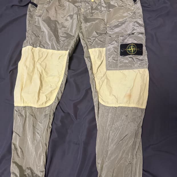 (백화점판/정품) 스톤아일랜드 나일론 메탈 카고팬츠