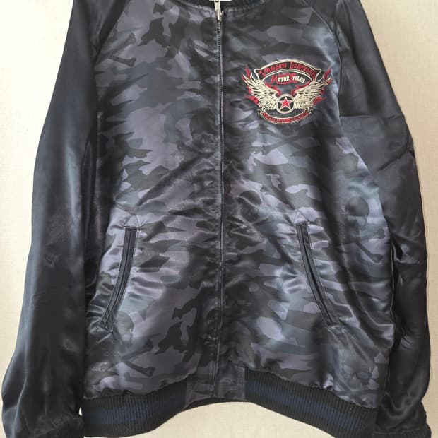 밴슨 레더 리버시블 자켓