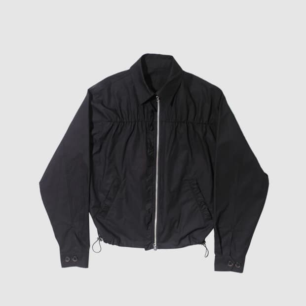 [인앤양인하모니] Frill blouson, black