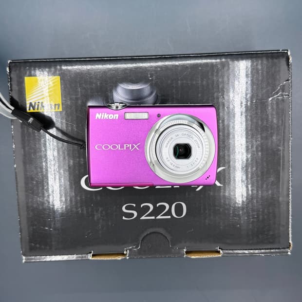 입문추천!) 니콘 쿨픽스 S220 디카 빈티지 캠코더 /캐논소니 카시오