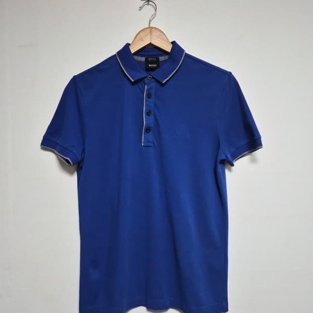 휴고보스Boss 스몰로고 반팔 카라티 M - T137