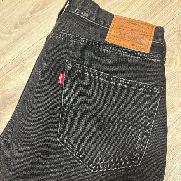 리바이스 568 블랙 32/32