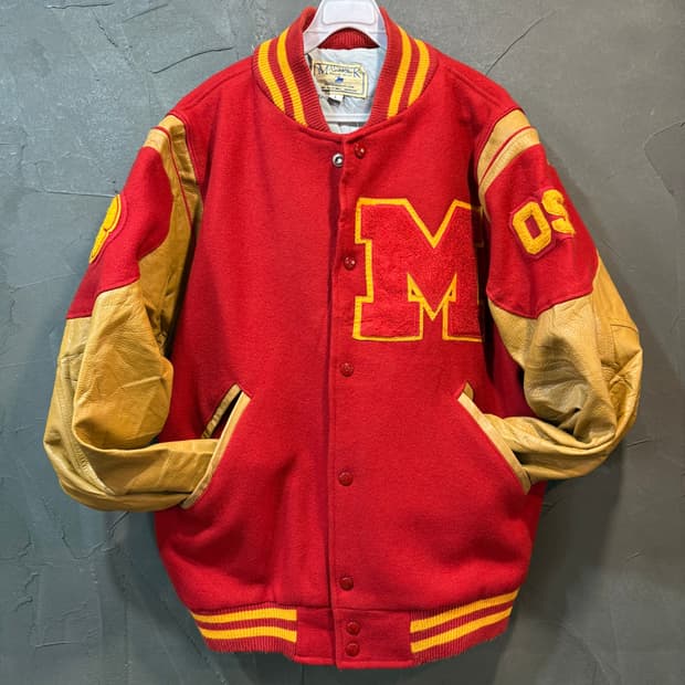 [L] USA VINTAGE 90's 빈티지 바시티 자켓