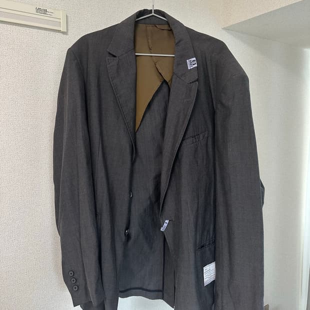 미하라야스히로 23ss light slim blazer grey