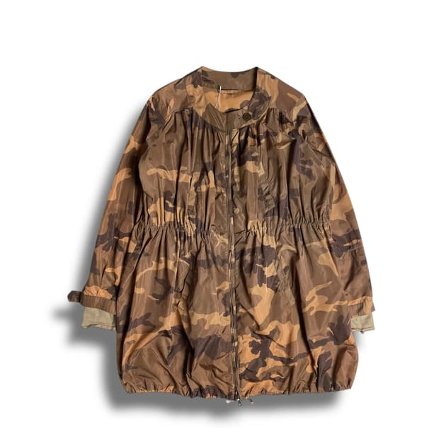 Ruzzo 셔링 밀리터리 나일론 코트 (italy)  