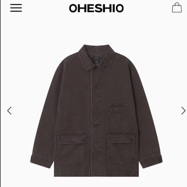 오헤시오 워싱 자켓 퍼플