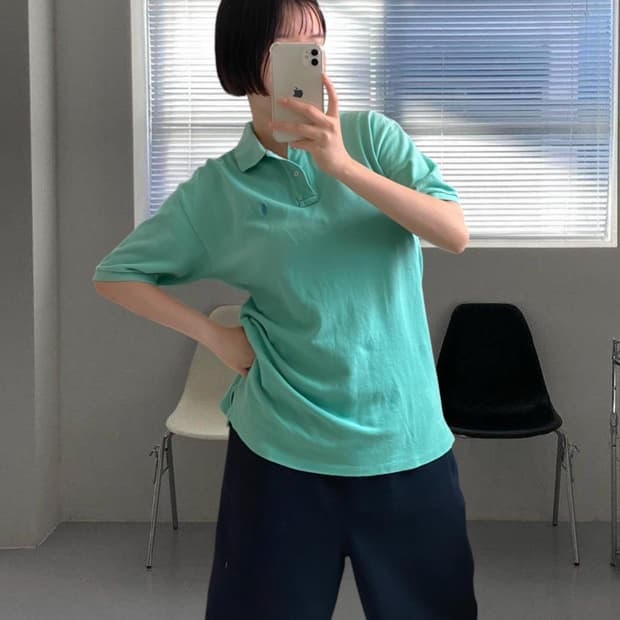 폴로 랄프로렌 1/2 카라 티셔츠 (Man M) AB0352