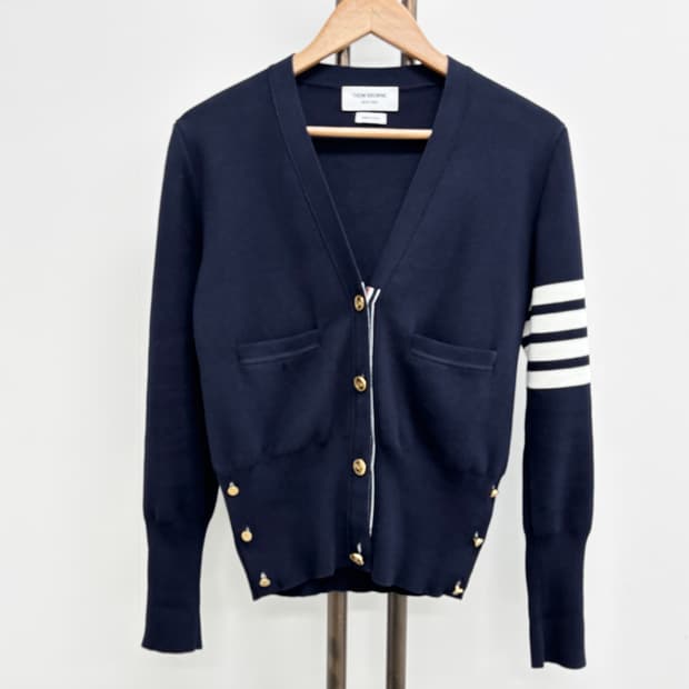 [40]톰브라운 사선완장 밀라노스티치 가디건