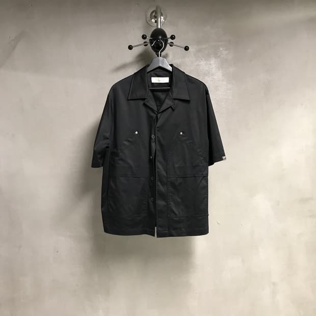 알릭스 반팔 셔츠 자켓 블랙 L