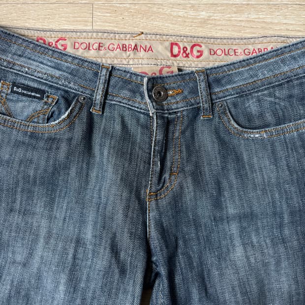 D&G low rise straight jeans