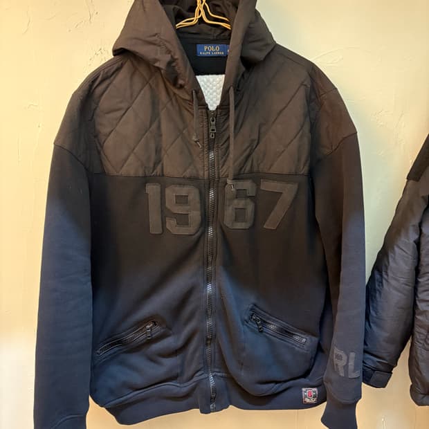 POLO 폴로 랄프로렌 헤리티지 퀄티드 후드집업 