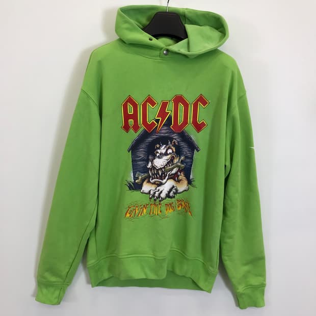 디아도라 ACDC 락밴드 프린팅 후드 [L]