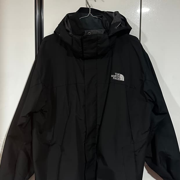 노스페이스 블랙 바람막이 자켓 L
