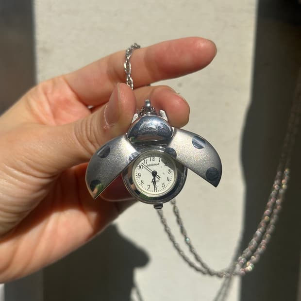 Vintage watch necklace