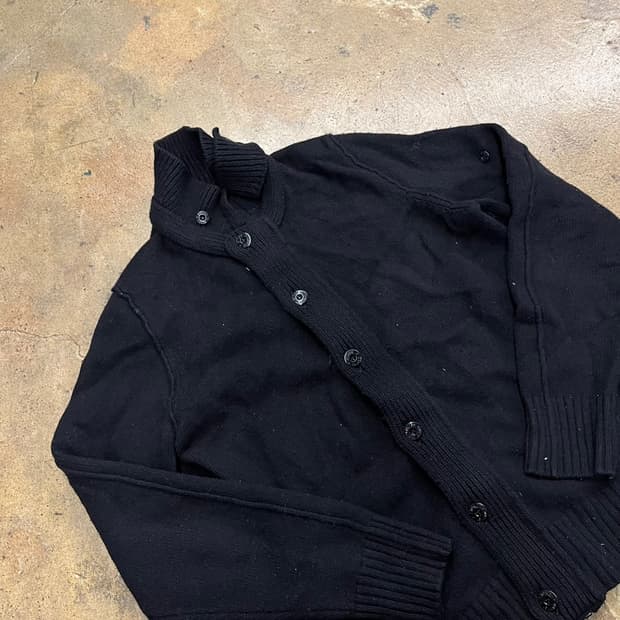 [정품/L] 스톤아일랜드 하이 넥 울 가디건 b17