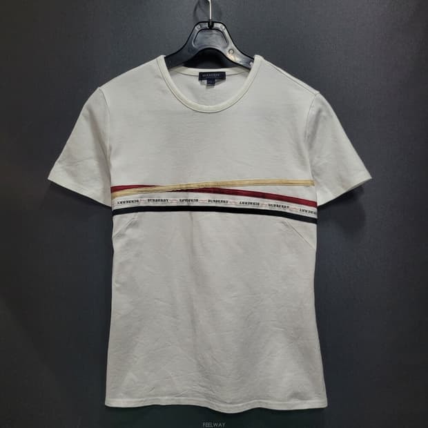 Burberry 버버리 런던 라인 로고 슬림핏 셔츠