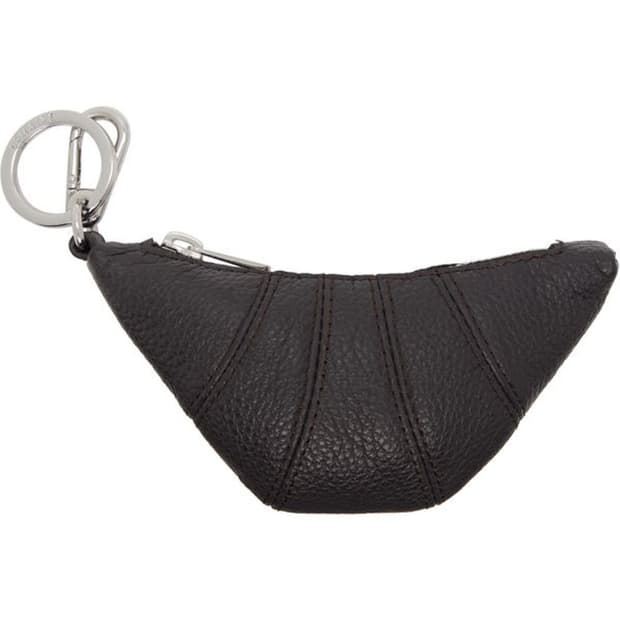 르메르 크루아상 키링 다크브라운