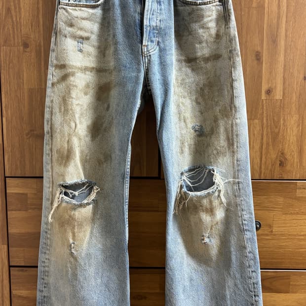 [30X30] 아크네스튜디오 2021M 루즈핏 데님 팬츠