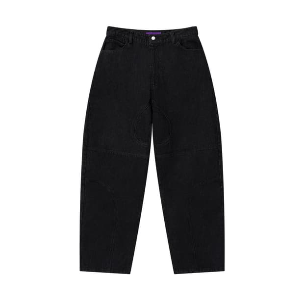 블랙아이패치 와이어드 라이더 바이커 진스 블랙