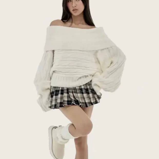 클리시어 치즈케이크 니트