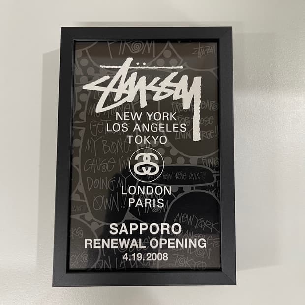 스투시 삿포로 챕터 한정판 아트 포토 2008 STUSSY