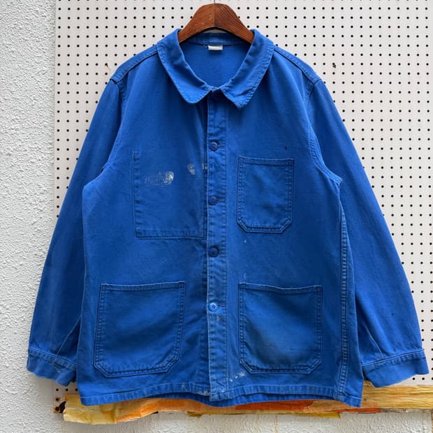 70s FRENCH ROUNDED COLLAR 올드모델 프렌치워크자켓