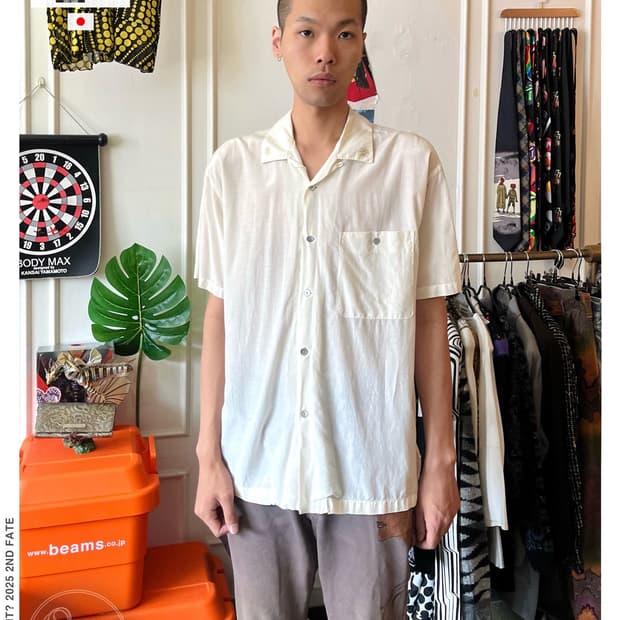 90s FICCE Archive 1/2 Native Rayon Shirt