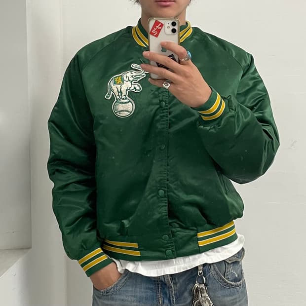 chalk line 오클랜드 아틀레틱스 스타디움자켓