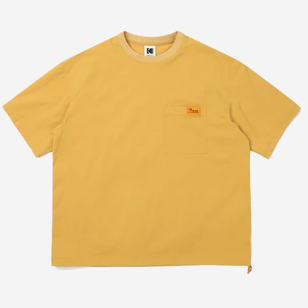 XL KODAK 코닥어패럴 코어 포켓 스판 우븐 오버핏 반팔티